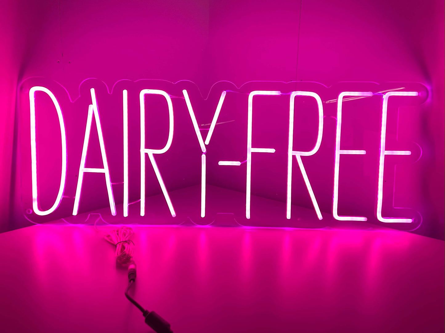 Dairy Free Neon Sign - Art Neon