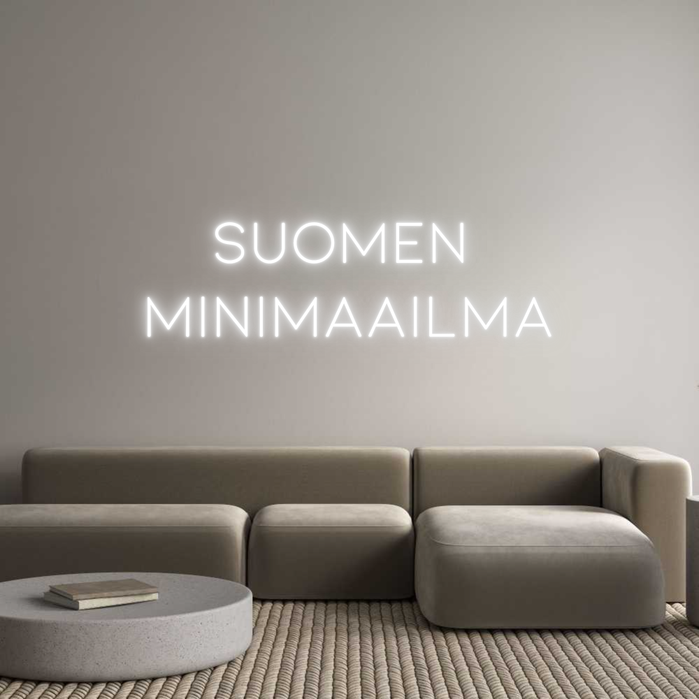 Suomen Minimaailma - Neon Valokyltti (RGB Päivitys) – Tilauksen #8141018