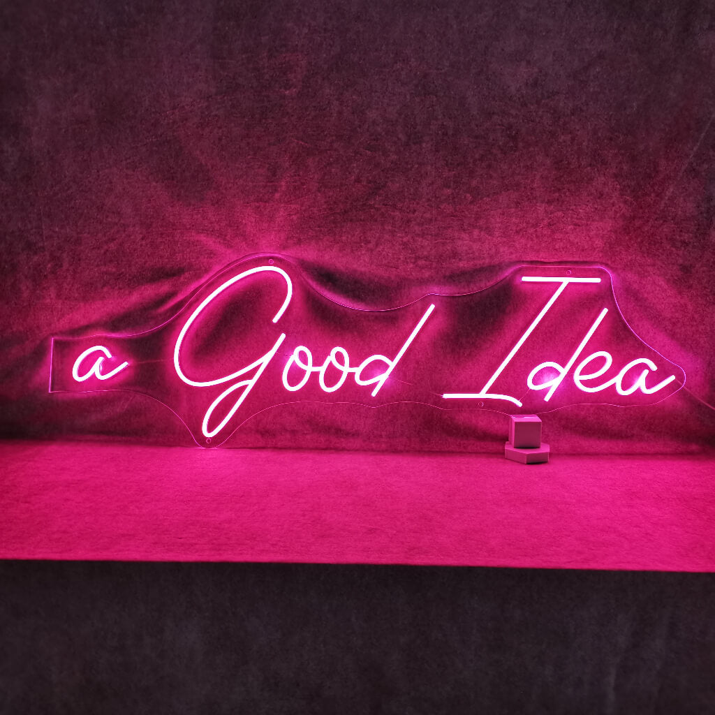 Hyvä idea valokyltti - Art Neon