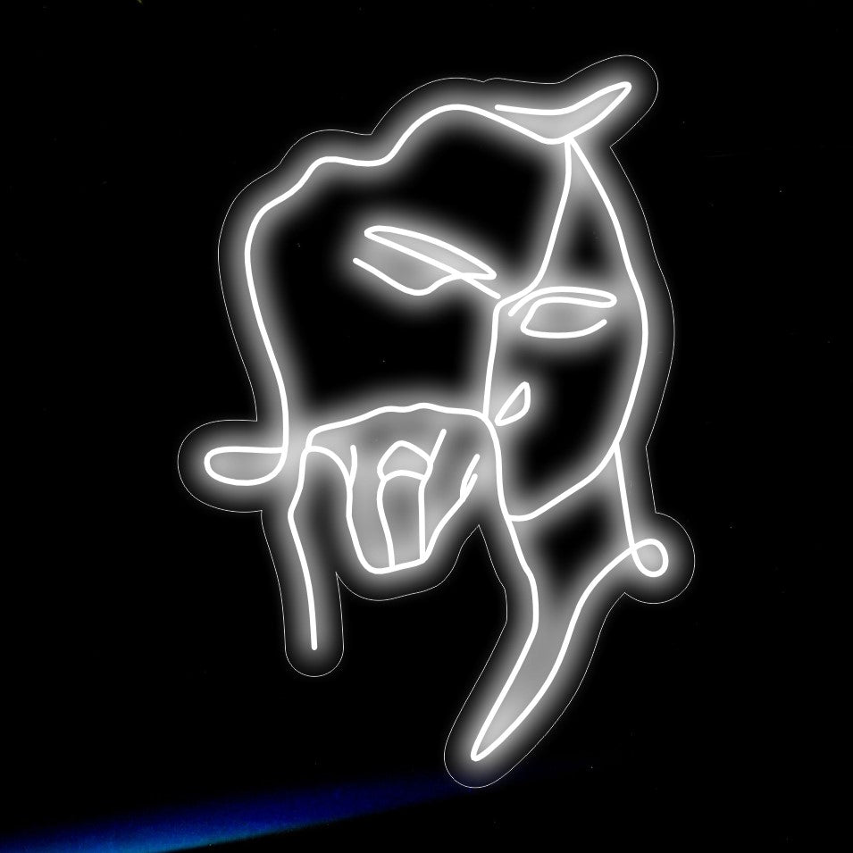 "Abstract Lover Art Neon Sign" - Romanttinen neonvalo abstrakteilla elementeillä, joka ilmaisee rakkautta ja yhteyttä modernin taiteen avulla ja lisää asuintilasi tunnelmaa.