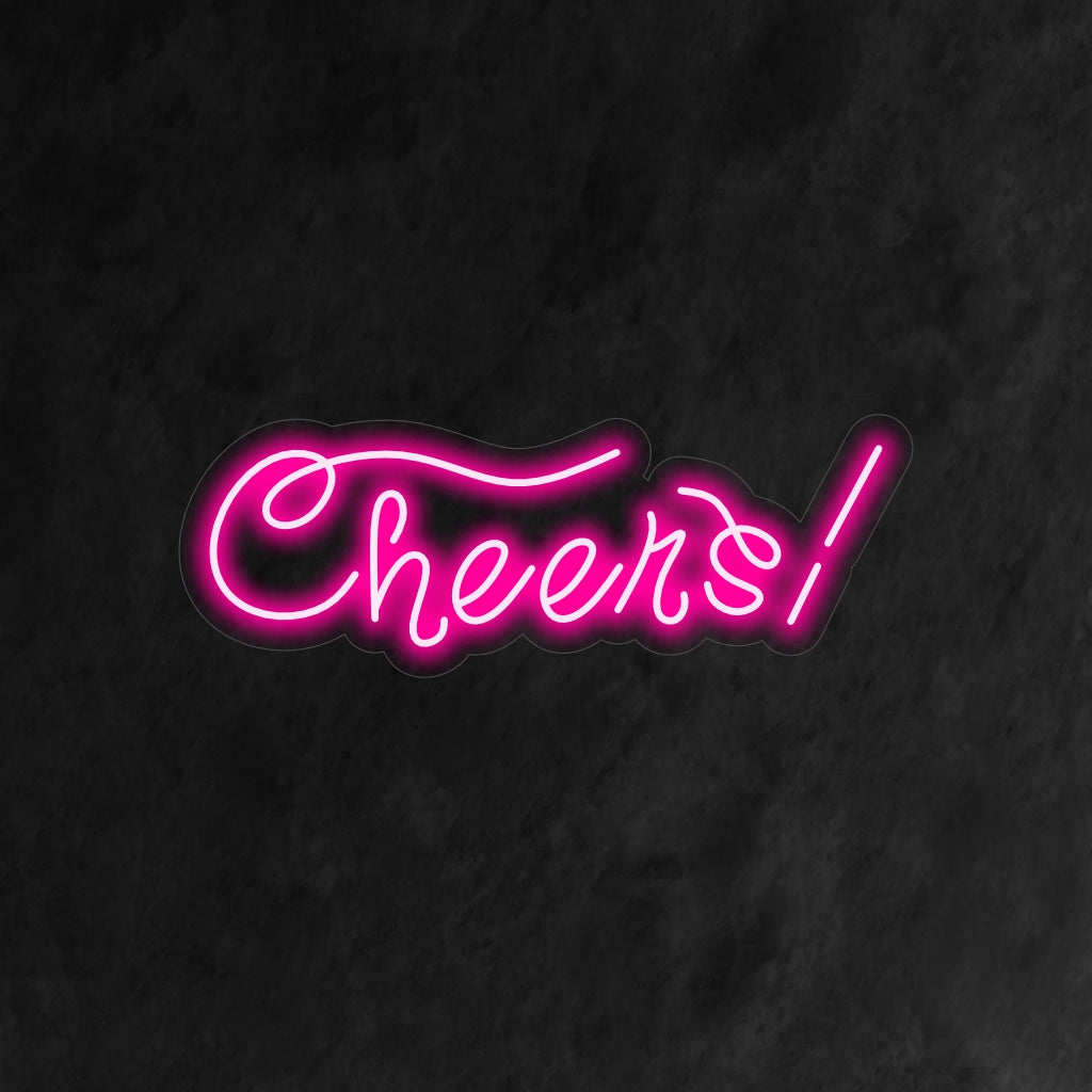 "Cheers Bar Neon Sign" on eloisa ja kutsuva lisä baarisi sisustukseen. Neonvalo, joka kutsuu asiakkaat kokoontumaan ja juhlimaan.