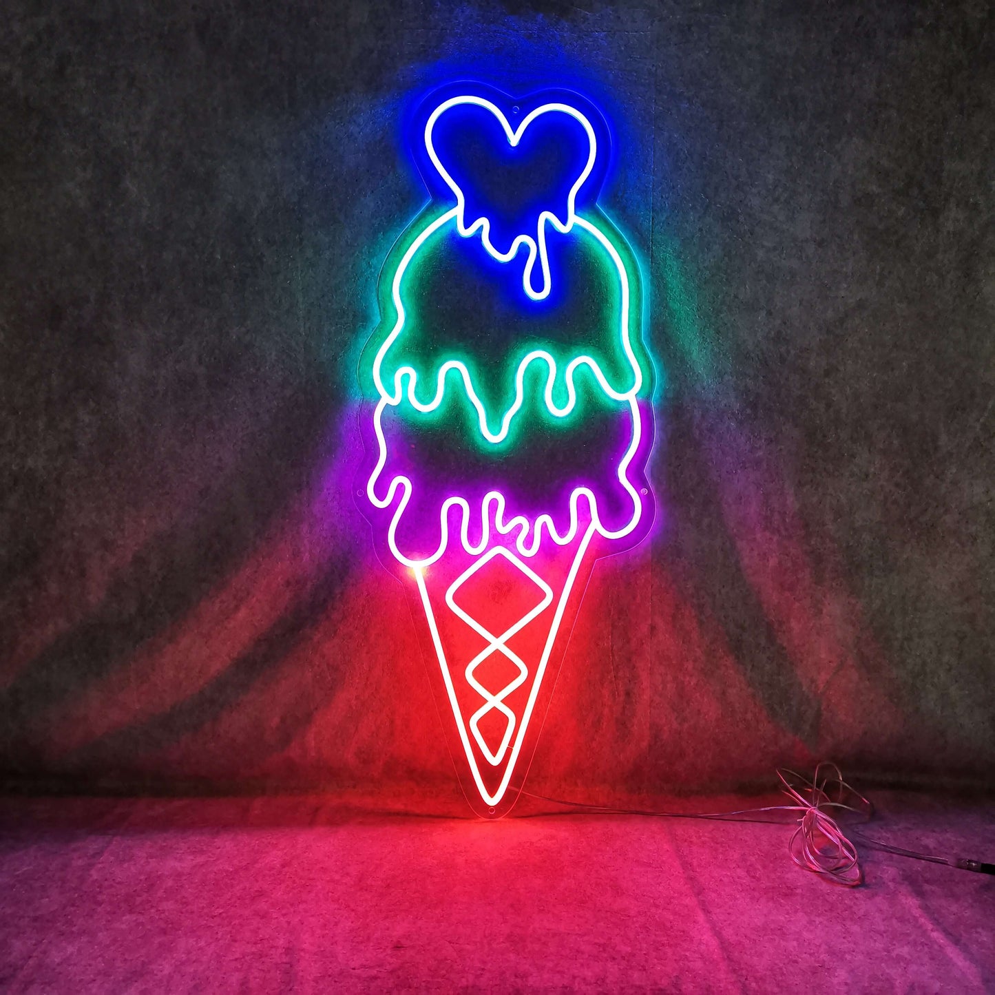 Ice Cream Neon Sign - Art Neon