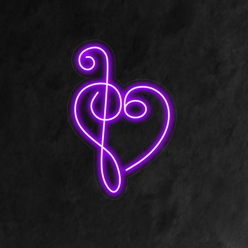 "Musical Notes Heart Neon Sign" on harmoninen ja melodinen lisäys, joka sopii täydellisesti tiloihin, joissa juhlitaan musiikin rakkautta. Valaise musiikillisella intohimolla!