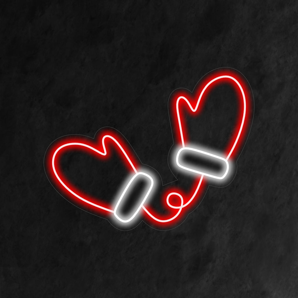 "Pair Christmas Gloves Neon Sign" on juhlava ja kodikas lisä, joka sopii täydellisesti tiloihin, joissa lomatunnelma lämmittää ja viehättää. Valaise sesongin ilolla!