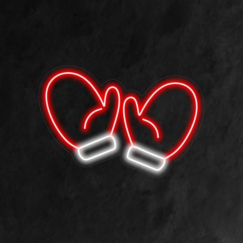 "Pair Winter Gloves Neon Sign" on kodikas ja kausiluonteinen lisäys, joka on täydellinen tiloihin, jotka vangitsevat talven lämpöä ja mukavuutta. Valaise ripauksella kylmän sään charmia!