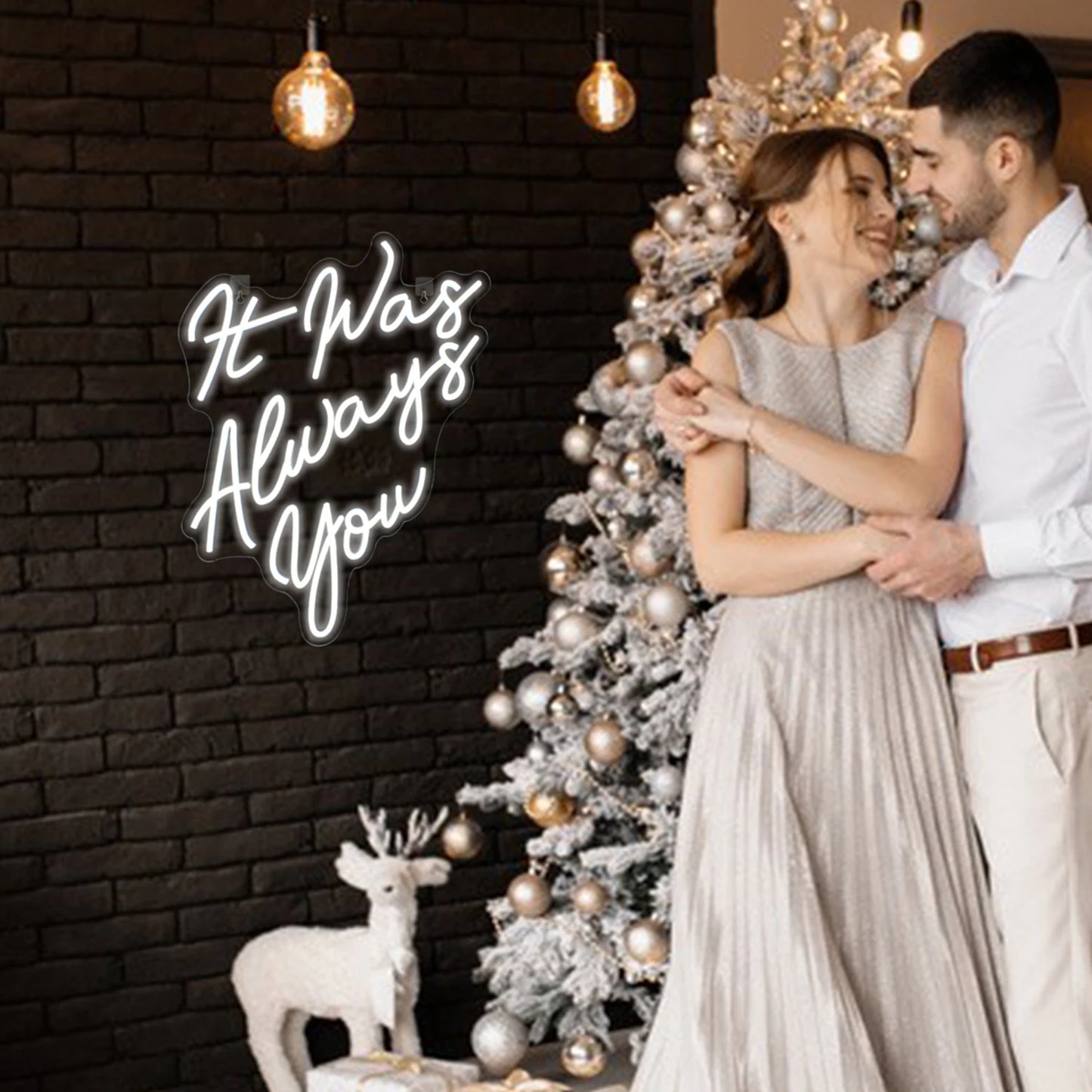 Se Olit Aina Sinä 5V USB LED Valokyltti - Budjettivalinta