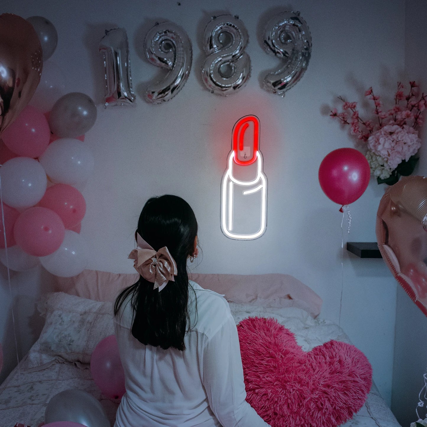 Huulipuna 5V USB LED Valokyltti - Edullinen