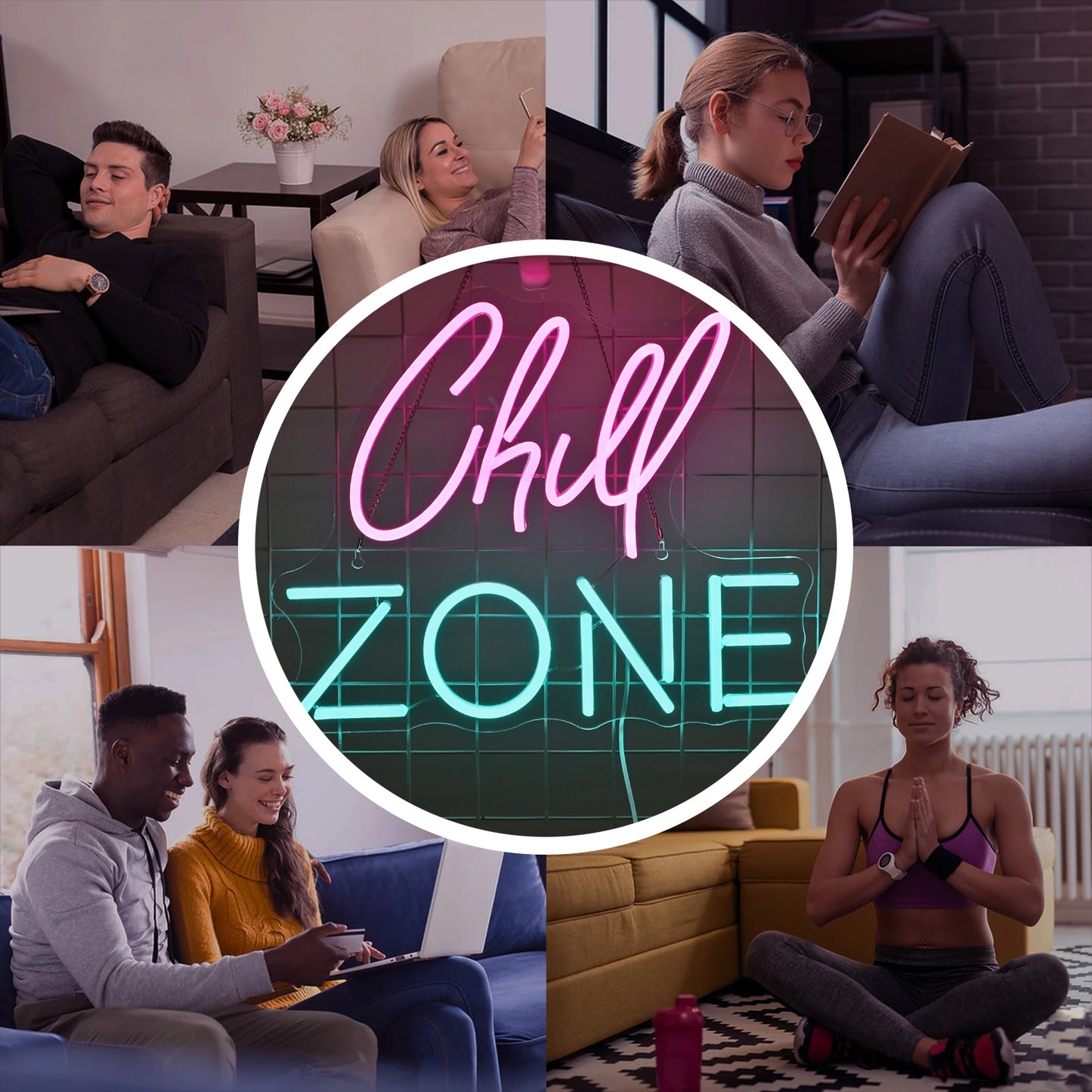 Chill Zone 5V USB LED Neon Kyltti - Budjettiystävällinen