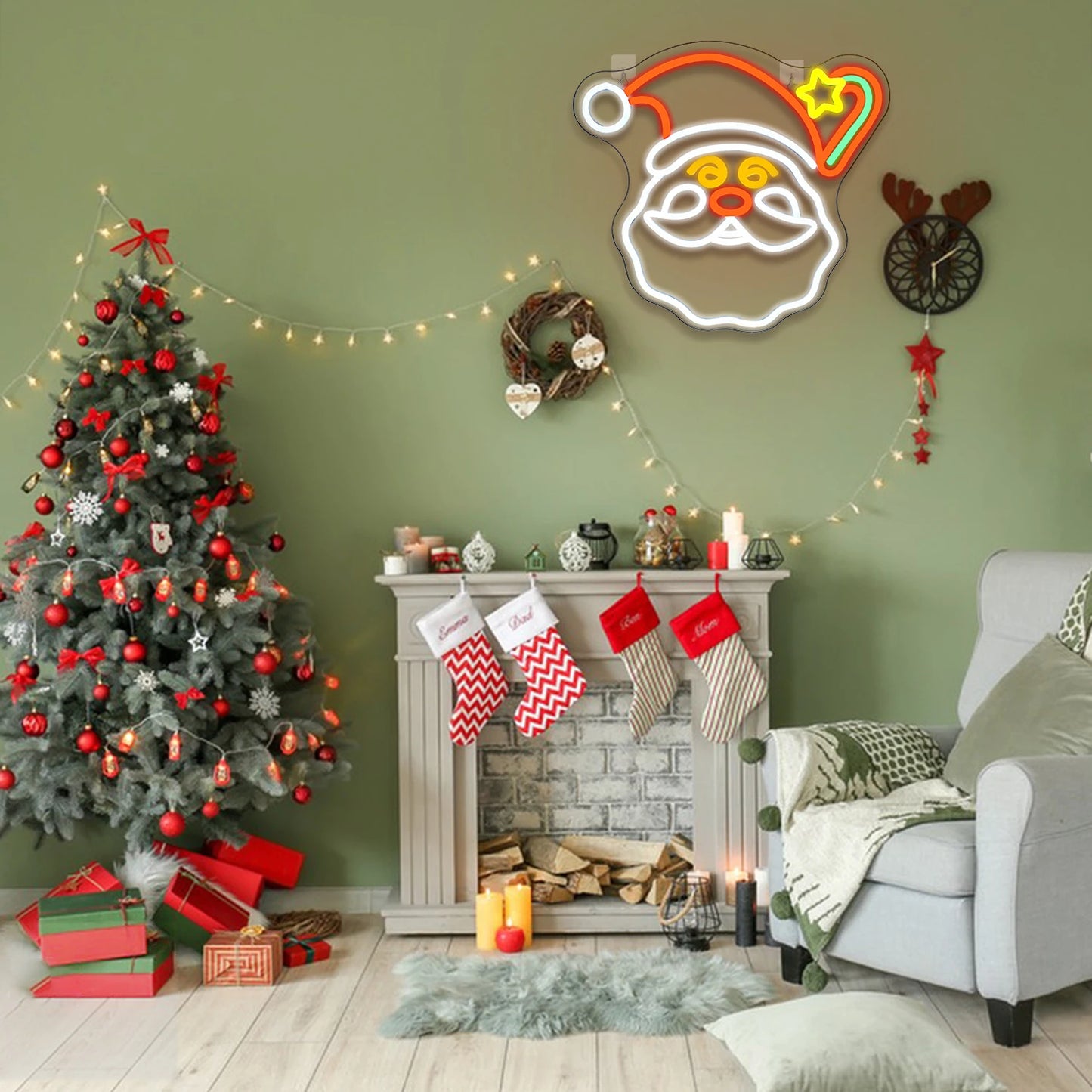 Joulun 5V USB Led Valokyltti - Budjettiystävällinen