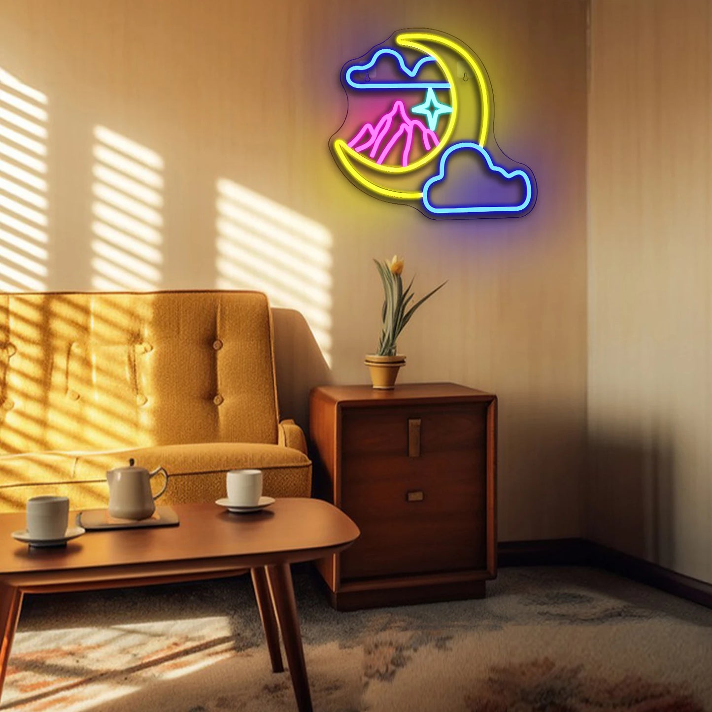 Moon Cloud 5V Mini USB LED-valokyltti - Edullinen