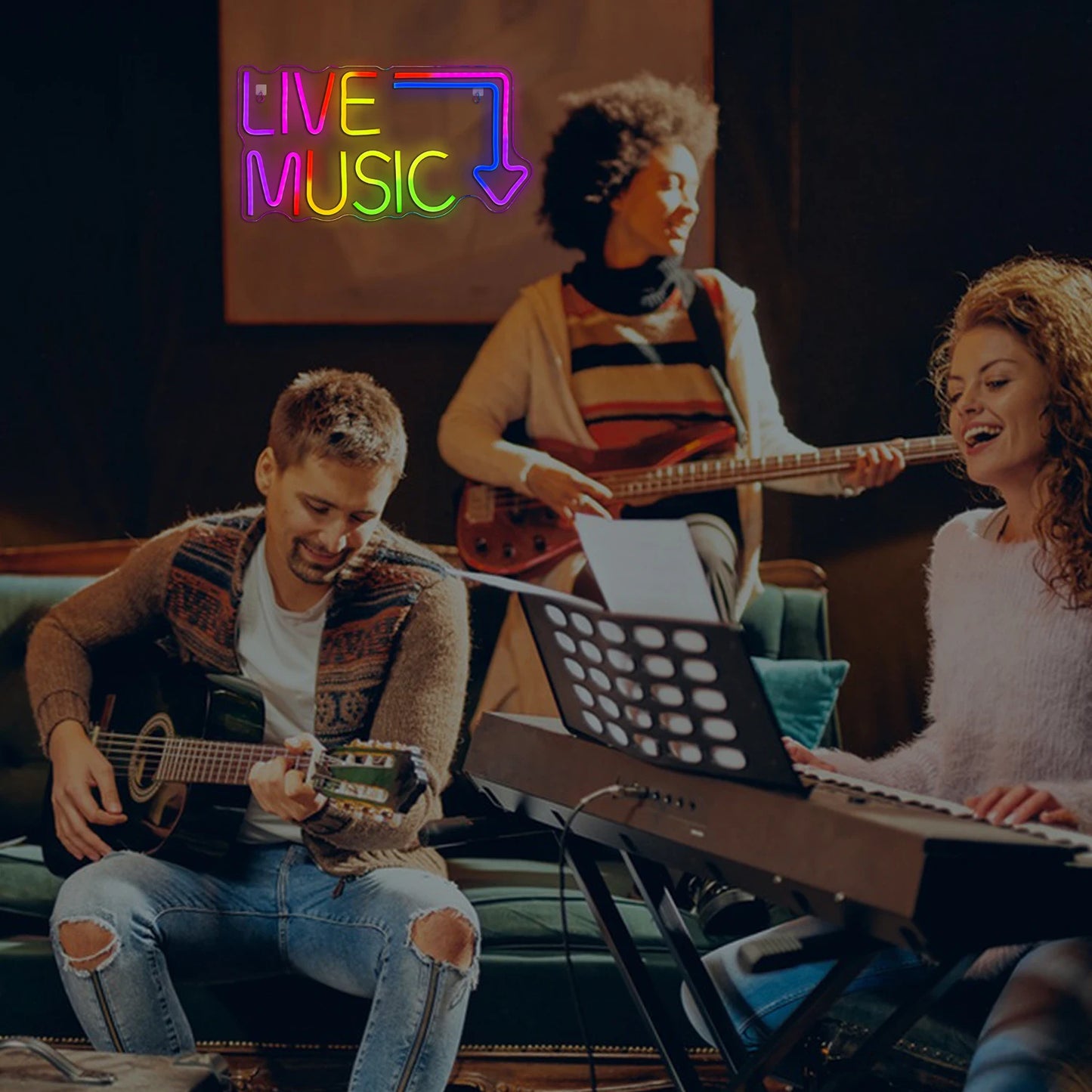 Live Music 5V USB Led Valokyltti - Edullinen