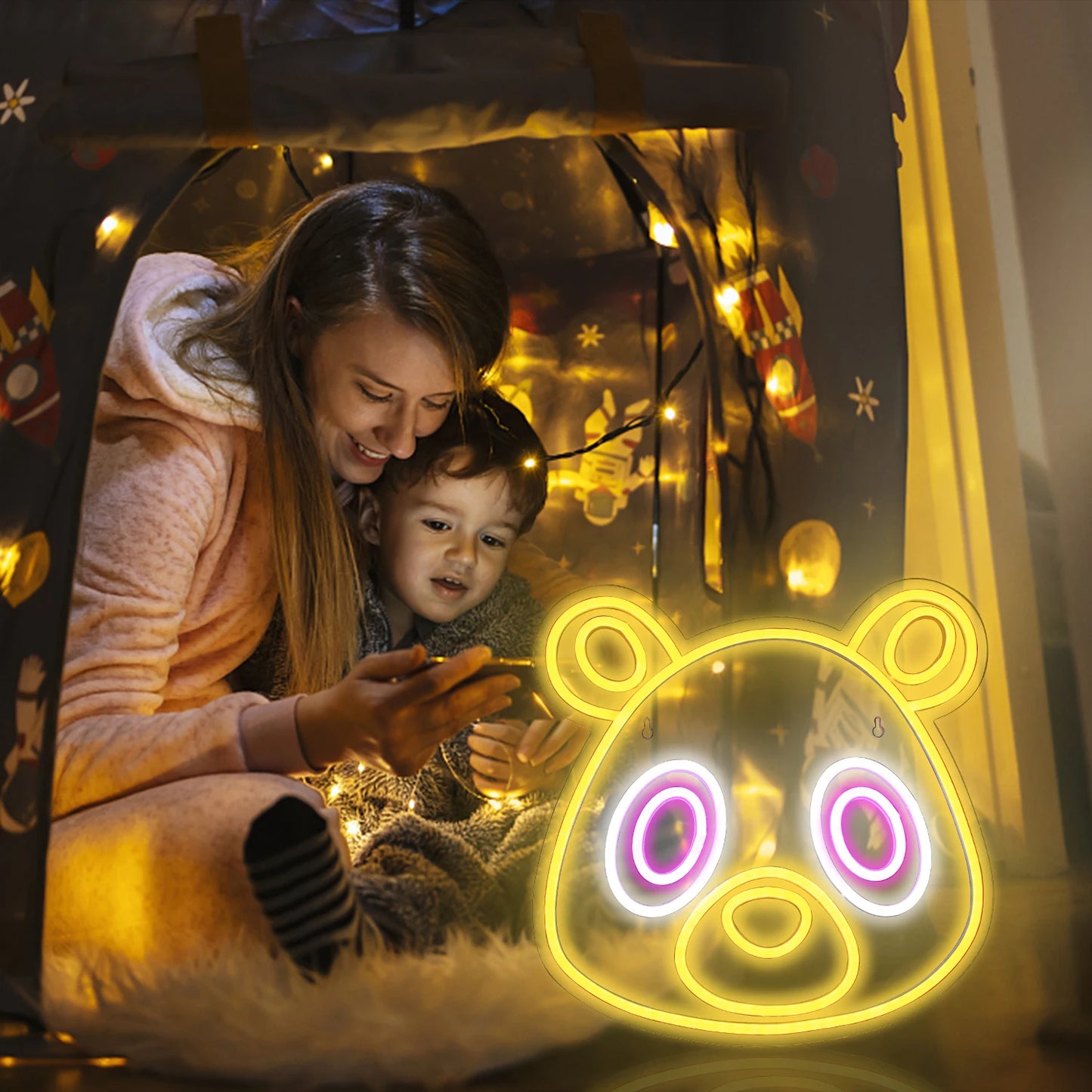 Bear Anime 5V USB LED Led Valokyltti - Edullinen