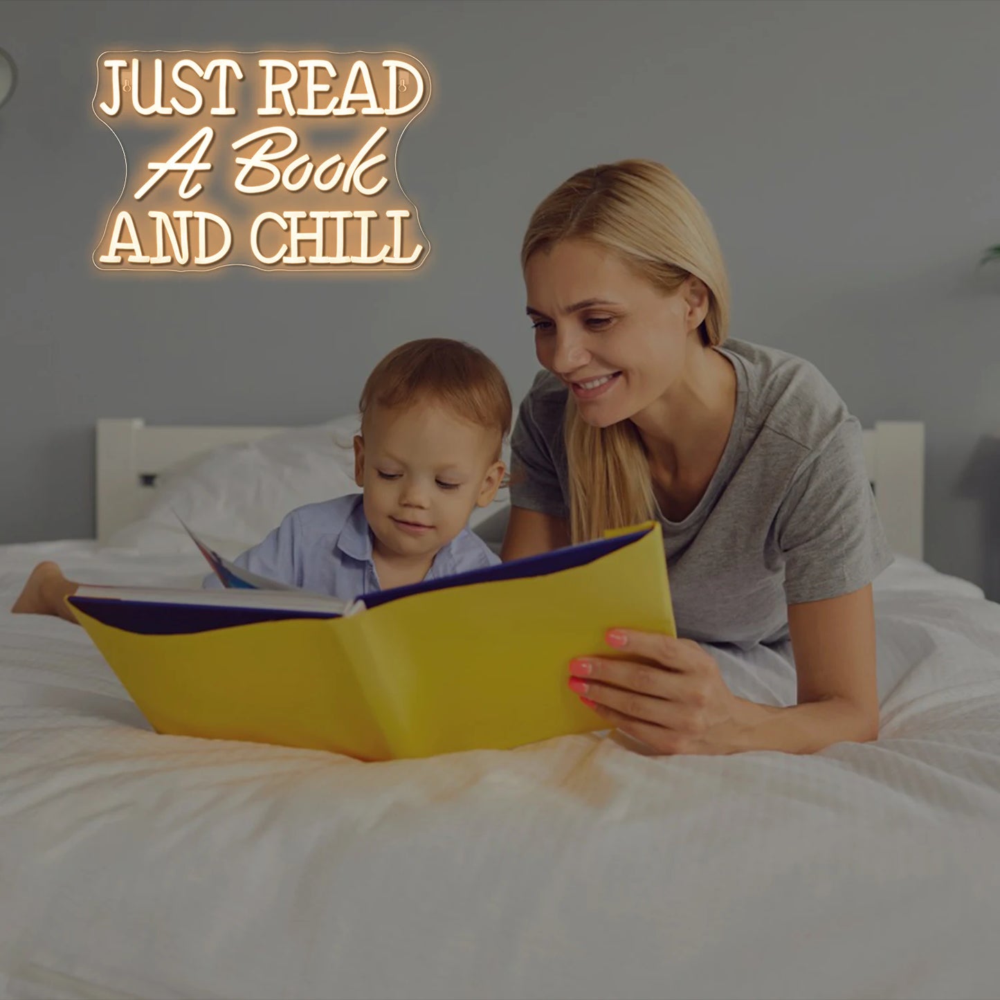 Just Read A Book And Chill 5V USB Led valokyltti - Edullinen