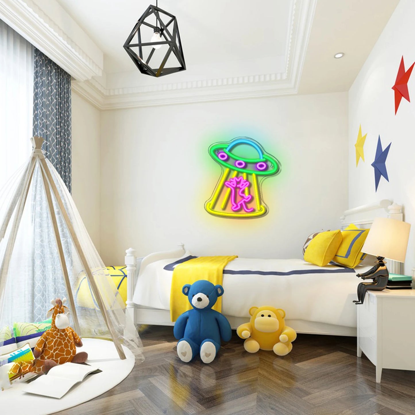 Avaruusalus 5V USB LED Valokyltti - Edullinen