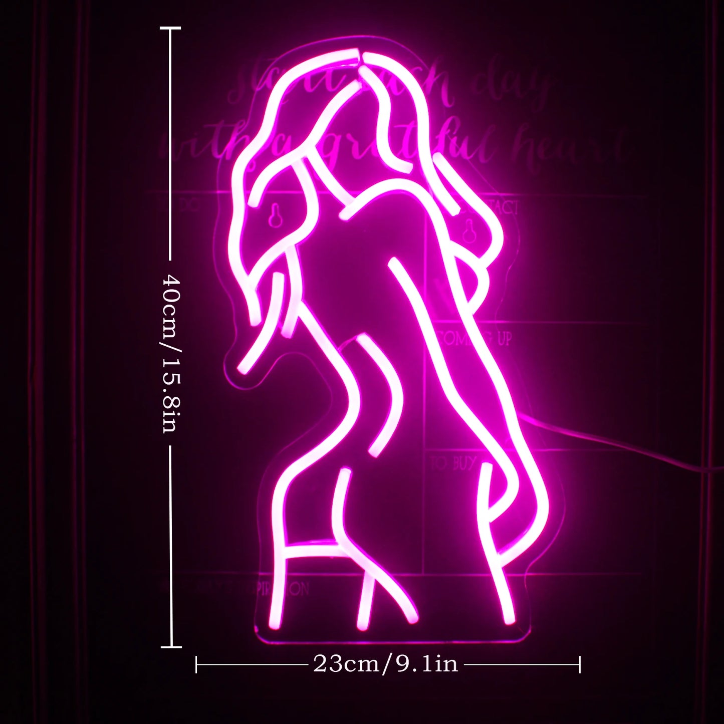 Sexy Lady Body 5V USB LED Led Neon Kyltti - Budjettiystävällinen