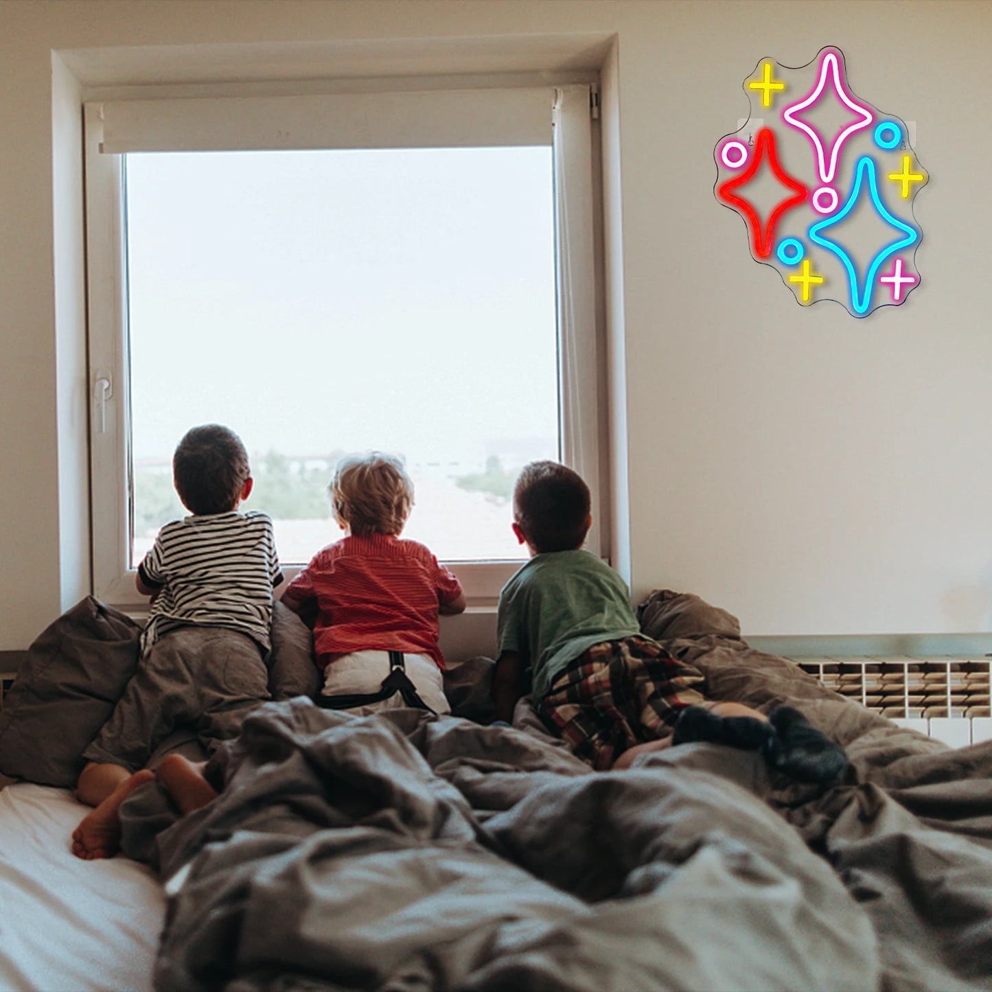 Tähdet 5V USB LED Neon Kyltti - Budjettiystävällinen