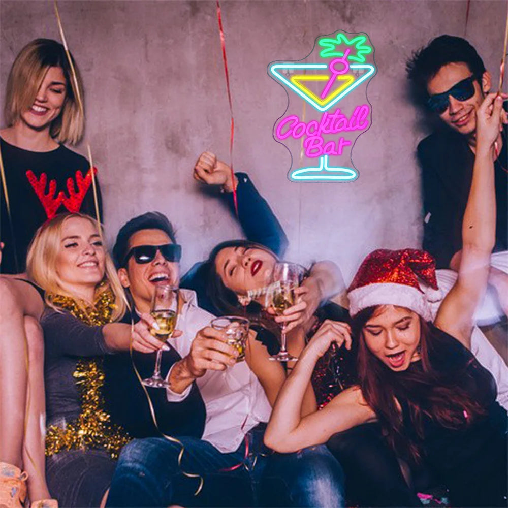 Cocktail Baari 5V USB LED Valokyltti - Budjettiystävällinen