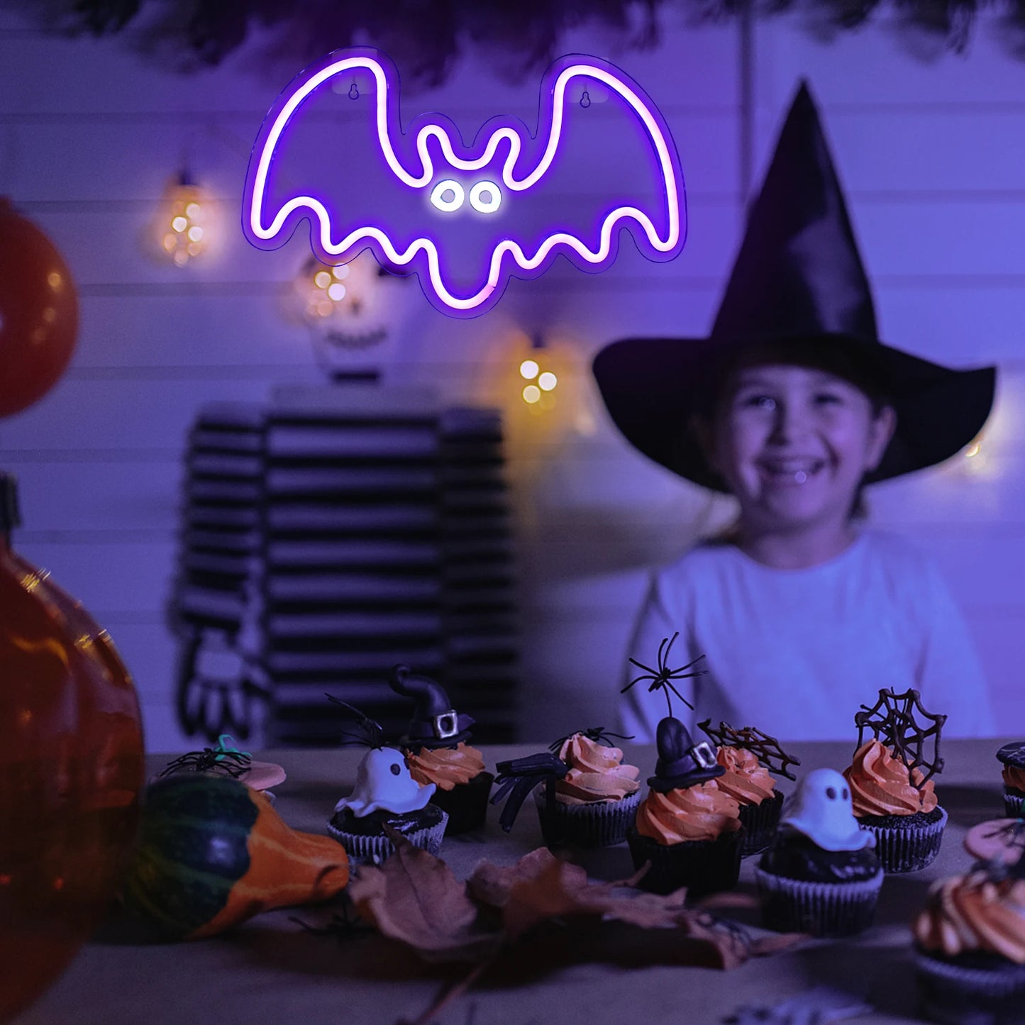 Bat 5V USB LED Neon Kyltti - Edullinen