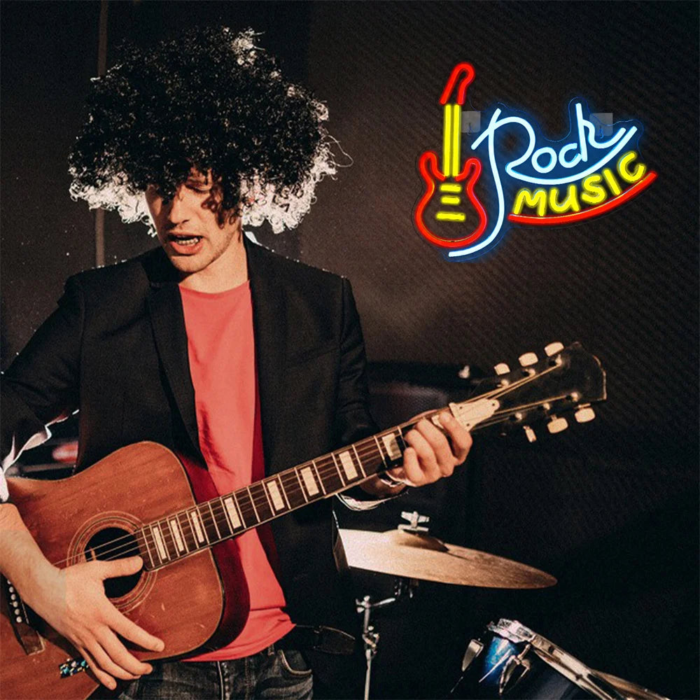 Rockmusiikki 5V USB LED Valokyltti - Edullinen