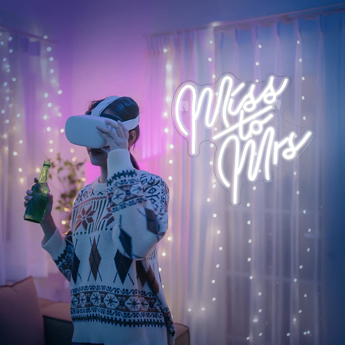 Miss To Mrs 5V Mini USB LED-valokyltti - Edullinen