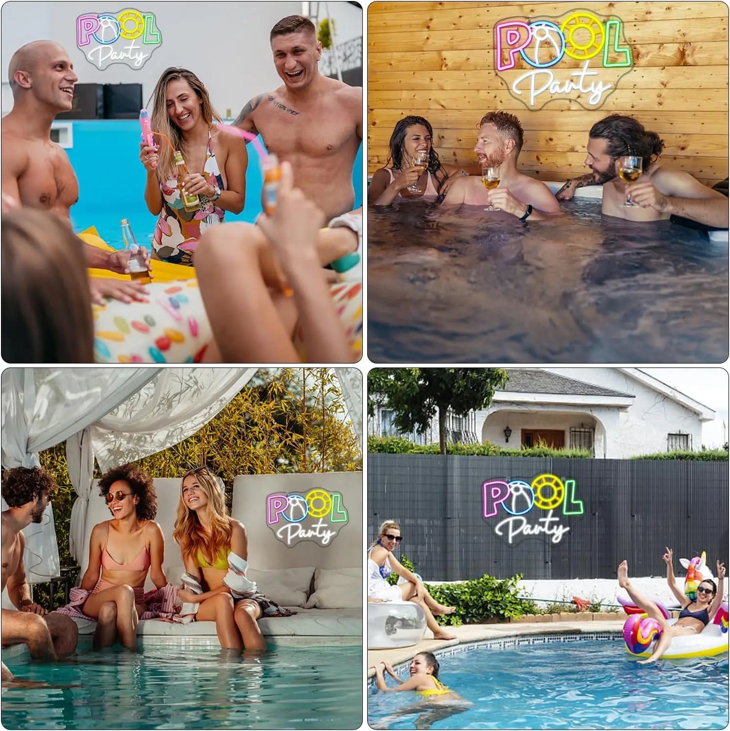 Pool Party 5V USB LED Led Neon Kyltti - Budjettiystävällinen