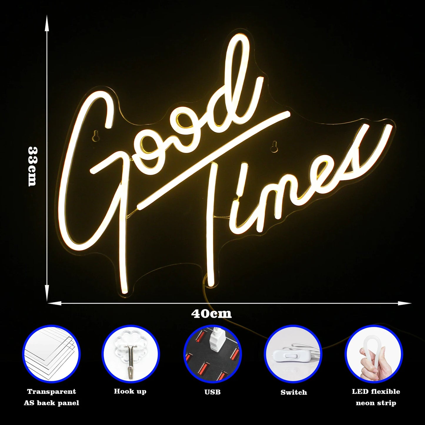 Good Times 5V Mini USB LED-valokyltti - Edullinen