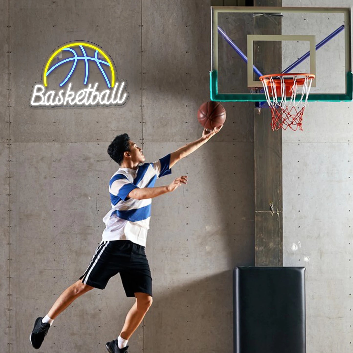 Koripallo 5V USB Led Neon Kyltti - Budjettiystävällinen