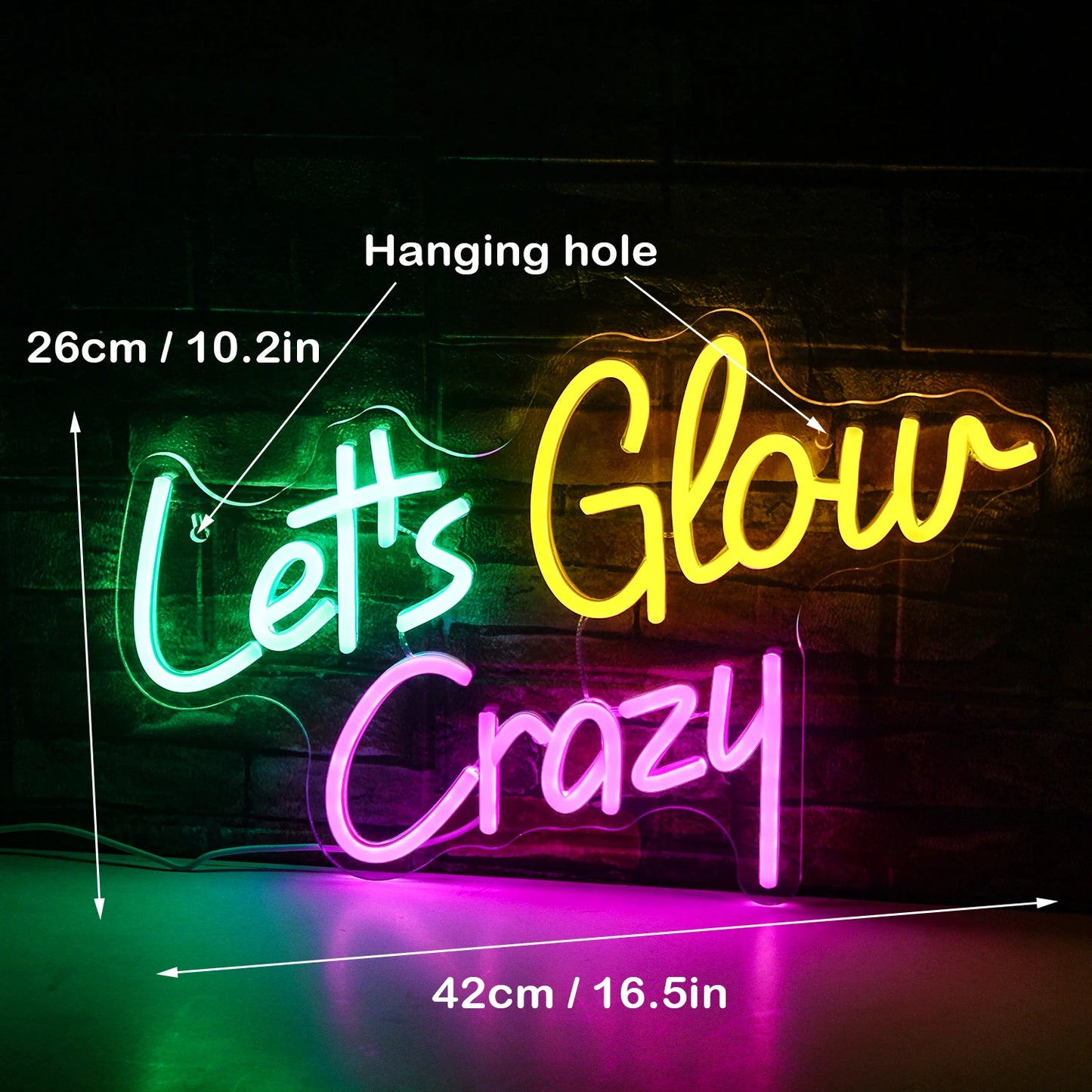 Let's Glow Crazy 5V USB LED Valokyltti - Edullinen