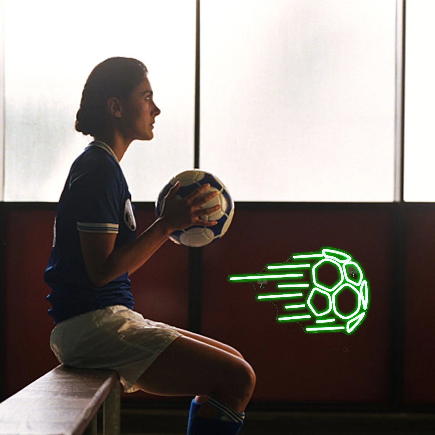 Jalkapallo 5V USB LED Neon Kyltti - Budjettiystävällinen