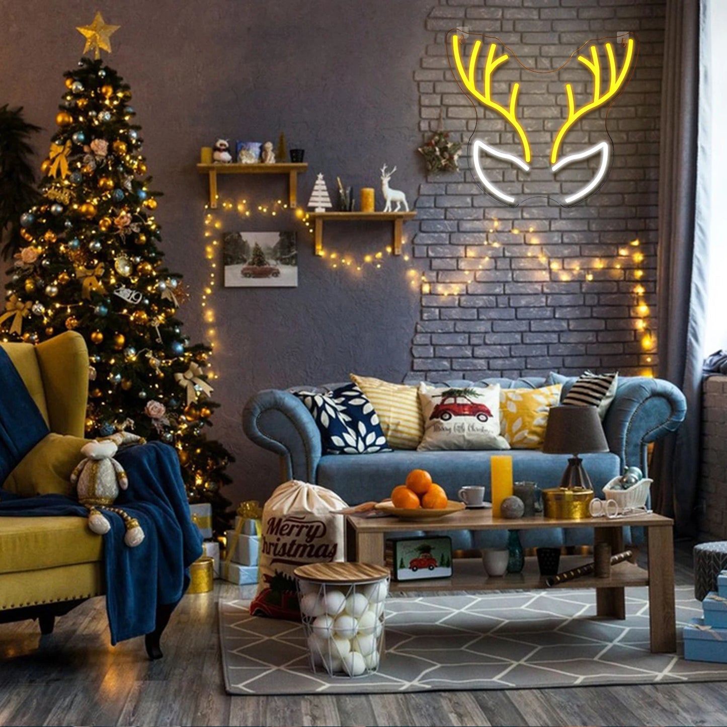 Hyvää joulua 5V mini-USB LED-valokyltti - Edullinen