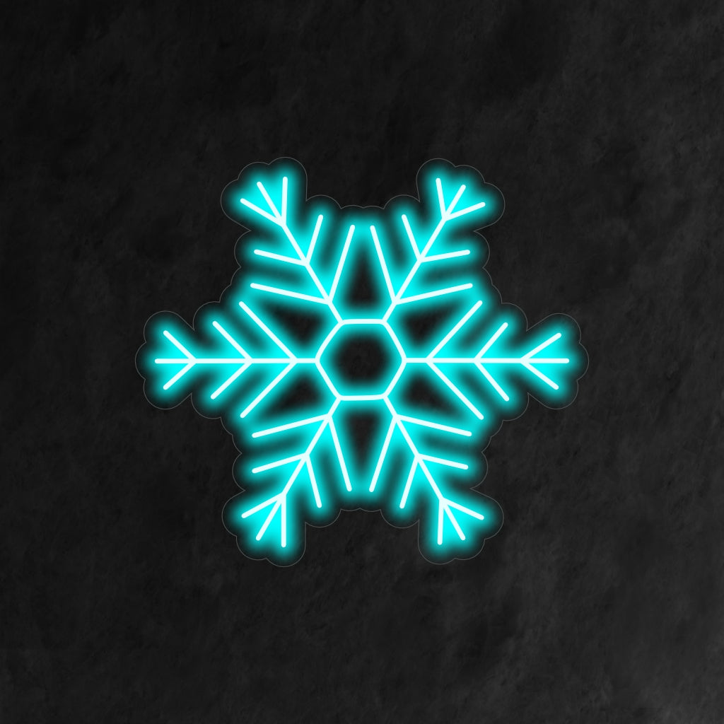"Snowflake Neon Sign" on talviaiheinen ja juhlava lisä sisustukseen. Neonvalo, joka vangitsee herkän lumihiutaleen kauneuden vuodenaikojen mukaan.