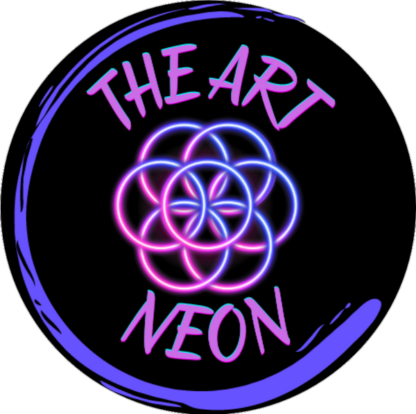 The picture shows the logo of The Art Neon site.
