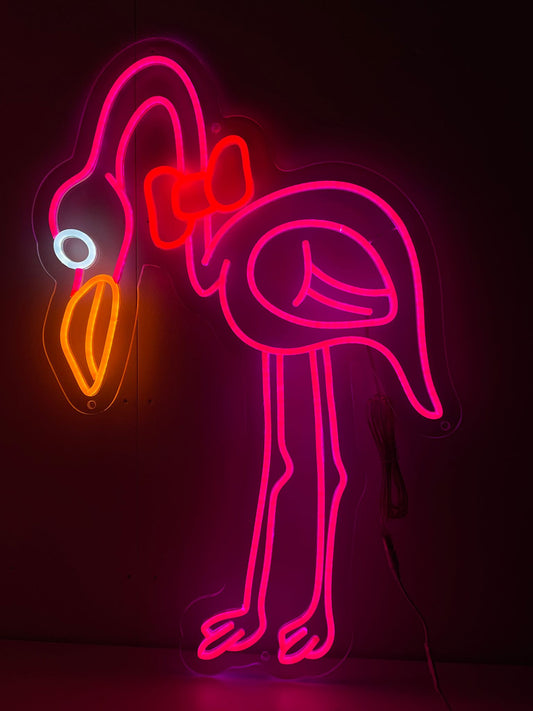 Cute Flamingo Neon Sign