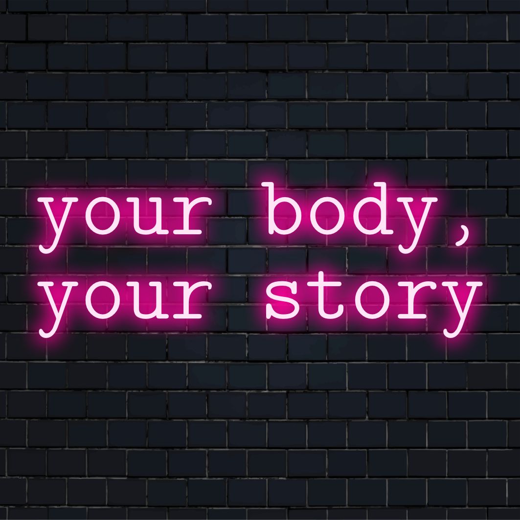 Mukautettu LED-neonkyltti, joka näyttää kehosi, tarinasi kirkkain värein. Ihanteellinen persoonalliseen neonvalaistukseen.