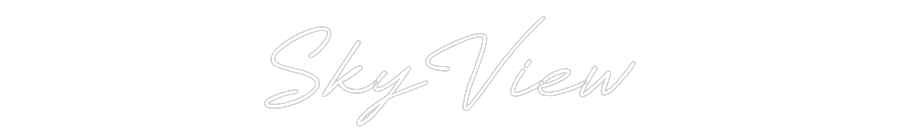 Custom Neon Sign: SkyView