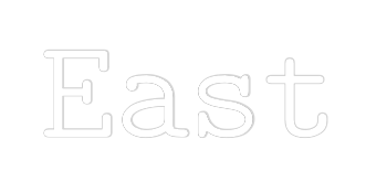 Custom Neon Sign: East