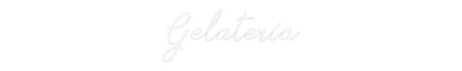 Custom Neon Sign: Gelateria