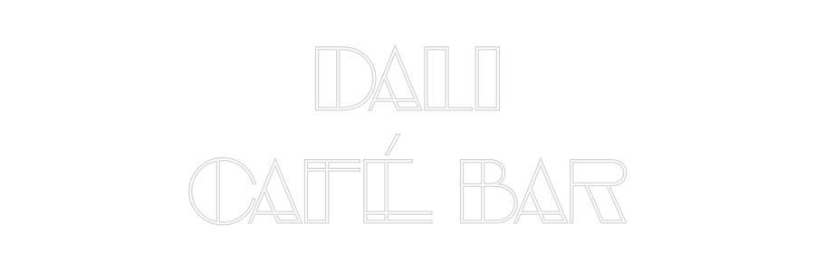 Προσαρμοσμένη Νέον Πινακίδα: DALI
Café B...