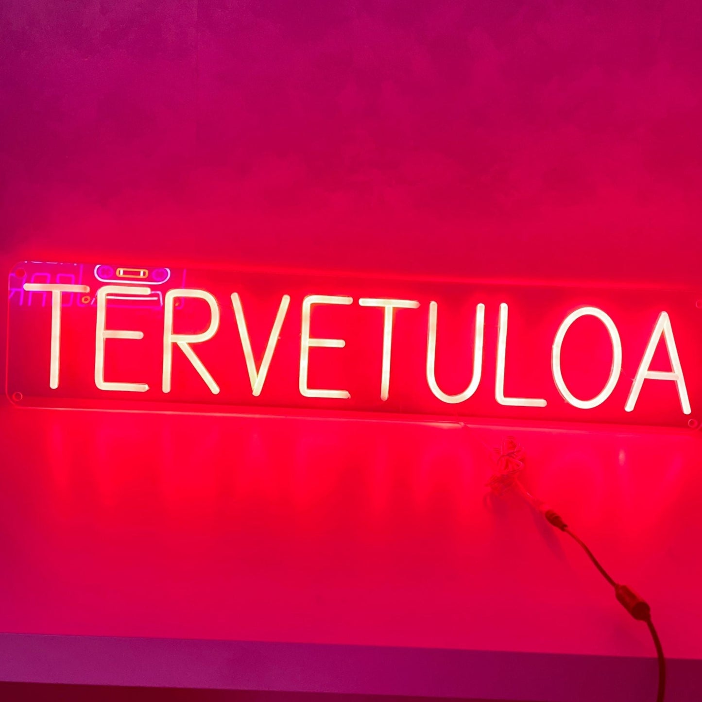 Tervetuloa Neon Sign - Art Neon