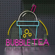 Bubble tea LED neon sign