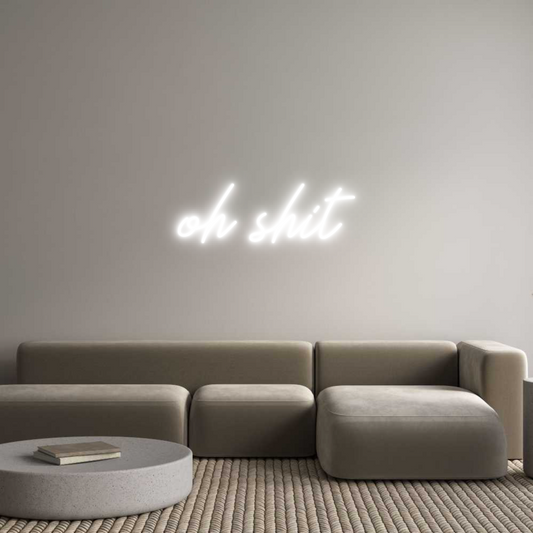 Individuelles Neon: voi paska