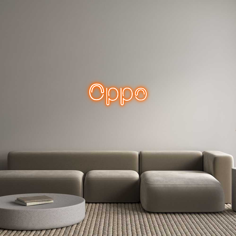 Mukautettu led neon: Oppo