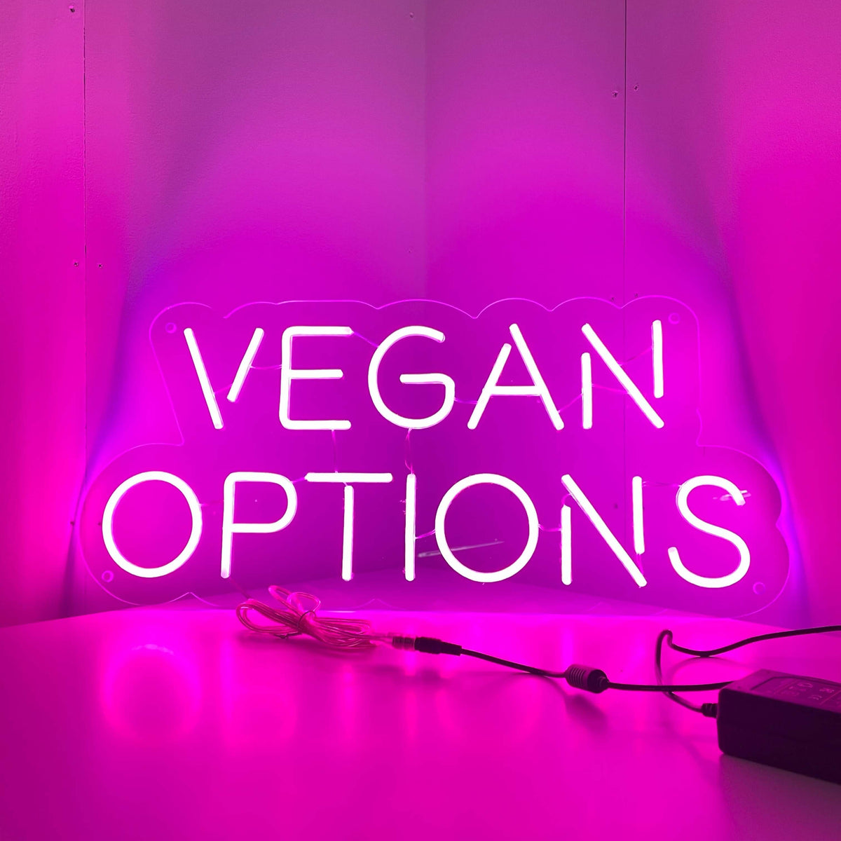 Vegan Options Neon Sign - Art Neon