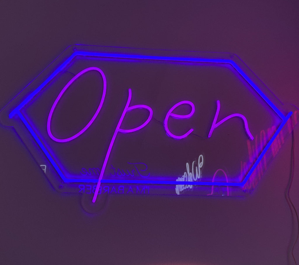 Avoin valokyltti - The Art Neon