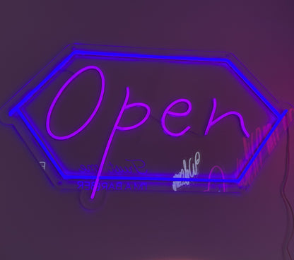 Open Neonkyltti | Avoinna Kyltti | The Art Neon