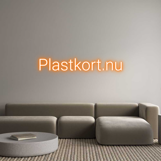 Custom Neon: Plastkort.nu