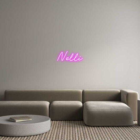 Mukautettu led neon: Nelli