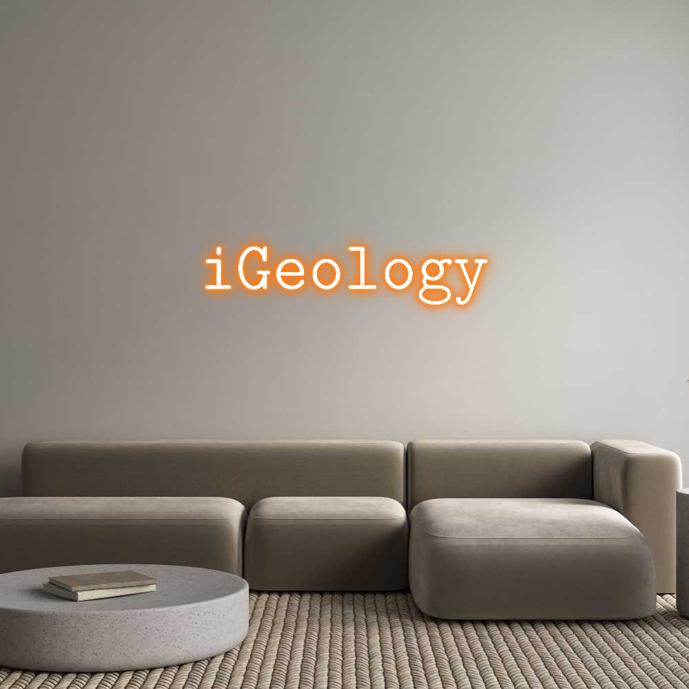 Custom Neon: iGeology