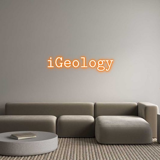 Custom Neon: iGeology