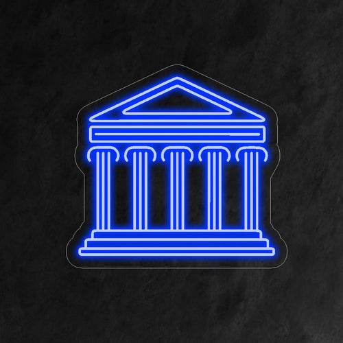 "Ancient Roman Architecture Neon Sign" - Kuninkaallinen neonvalo, jossa on antiikin roomalaisen arkkitehtuurin loistoa ja joka tuo klassista eleganssia ja kulttuurista rikkautta asuintilaasi.